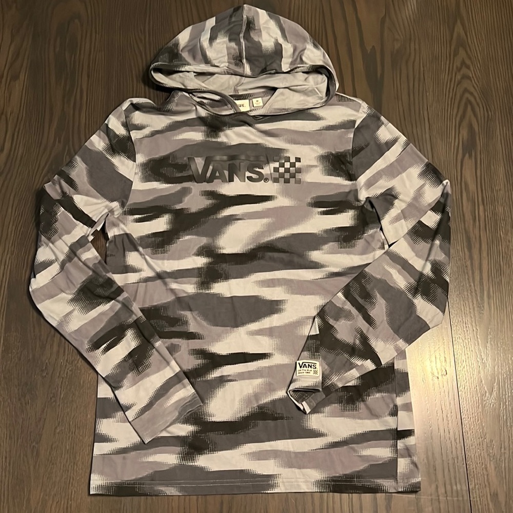 Vans, Men’s Medium, Black and Gray